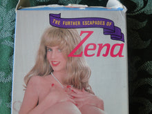 Load image into Gallery viewer, Vintage Adult XXX VHS Porn Tape X-Rated The Further Escapades of Zena X4