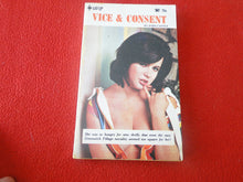 Load image into Gallery viewer, Vintage Adult Paperback Novel/Book Vice & Consent Bee Line 1966 X7