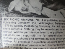 Load image into Gallery viewer, Vintage Nude Erotic Sexy Adult Magazine Sex Picnic Annual #1 1979 PACKED LOOSE PAGES JB21