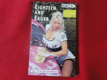 Load image into Gallery viewer, Vintage Erotic Adult Paperback Book/Novel Eighteen and Eager        P54