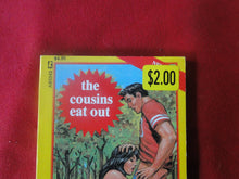 Load image into Gallery viewer, Vintage Erotic Adult Paperback Book/Novel The Cousins Eat Out Greenleaf 1986     P54