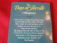 Load image into Gallery viewer, Vintage Erotic Adult Paperback Book/Novel The Days At Florville PB4