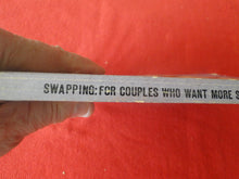 Load image into Gallery viewer, Vintage Erotic Adult Paperback Book/Novel Swapping: For Couples Who Want More Sex HC1