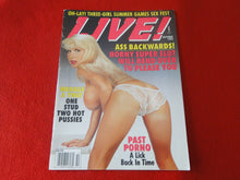 Load image into Gallery viewer, Vintage Nude Erotic Sexy Adult Magazine Live October 1992 JB7