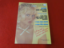 Load image into Gallery viewer, Vintage Nude Erotic Sexy Adult Magazine Live May 1992 JB7