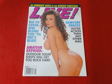 Load image into Gallery viewer, Vintage Nude Erotic Sexy Adult Magazine Live June 1992 JB7