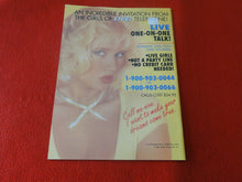 Load image into Gallery viewer, Vintage Nude Erotic Sexy Adult Magazine Live July 1992 JB7