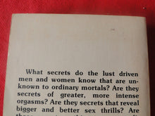 Load image into Gallery viewer, Vintage Erotic Adult Paperback Book/Novel Secrets of Lust 1981 HC1
