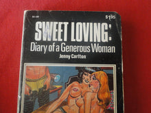 Load image into Gallery viewer, Vintage Erotic Adult Paperback Book/Novel Sweet Loving Diary of a Generous Woman X33