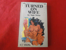 Load image into Gallery viewer, Vintage Erotic Adult Paperback Book/Novel Turned On Wife X33