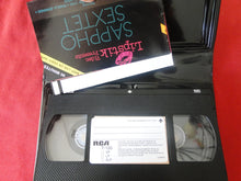 Load image into Gallery viewer, Vintage Adult XXX VHS Porn Tape Adult Video Movie LIpstick Sappho Sextet BS