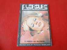 Load image into Gallery viewer, Vintage Nude Erotic Sexy Adult Magazine Pleasure 72 Pages ALL COLOR JB59
