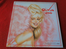 Load image into Gallery viewer, Vintage Semi-Nude Pinup Wall Calendar 12 x 12 1994 Olivia                      G