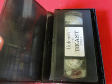 Load image into Gallery viewer, Vintage Adult Erotic Gay Interest VHS Tape BDSM Unleash the Beast
