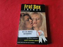 Load image into Gallery viewer, Vintage Nude Erotic Sexy Adult Men's Paperback Book Novel NOS Frat Sex Frenzy 4