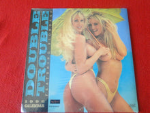 Load image into Gallery viewer, Vintage Large Semi-Nude Pinup Wall Calendar SEALED 12 x 12 1996 Double Trouble C