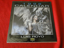 Load image into Gallery viewer, Vintage Semi-Nude Pinup Wall Calendar 1998 Luis Royo SEALED 12 x 12            G