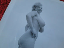 Load image into Gallery viewer, Vintage Nude Erotic Pinup Silver Gelatin Photo Virginia Bell A76B