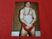 Load image into Gallery viewer, Vintage 18 Year Old + Gay Interest Chippendale Hot Semi Nude Male Photo A33