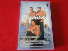 Load image into Gallery viewer, Vintage Adult Erotic Gay Interest VHS Tape Restless Michel Lucas Logan Reed B