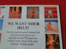 Load image into Gallery viewer, Vintage Semi-Nude Pinup Wall Calendar 12 x 12 1994 Australian Swimsuit         G
