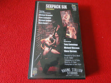 Load image into Gallery viewer, Vintage Adult Erotic Gay Interest VHS Tape Sexpack Six Heavy Equipment F