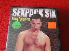 Load image into Gallery viewer, Vintage Adult Erotic Gay Interest VHS Tape Sexpack Six Heavy Equipment F