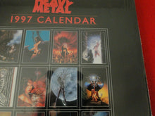 Load image into Gallery viewer, Vintage Semi-Nude Pinup Wall Calendar 1997 Heavy Metal SEALED 12 x 12          G