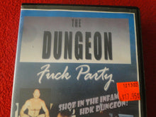 Load image into Gallery viewer, Vintage Adult Erotic Gay Interest VHS Tape BDSM The Dungeon F--k Party
