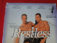 Load image into Gallery viewer, Vintage Adult Erotic Gay Interest VHS Tape Restless Michel Lucas Logan Reed B
