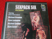 Load image into Gallery viewer, Vintage Adult Erotic Gay Interest VHS Tape Sexpack Six Heavy Equipment F