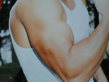 Load image into Gallery viewer, Vintage 18 Year Old + Gay Interest Chippendale Muscle Semi Nude Male Photo A40