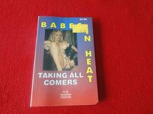 Load image into Gallery viewer, Vintage Sexy Erotic Adult NOS NEW Paperback Book Novel Taking All Comers X