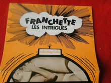 Load image into Gallery viewer, Vintage Erotic Movie Poster Franchete Les Intrigues 17 x 11 G54
