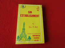 Load image into Gallery viewer, Vintage Sexy Erotic Adult Paperback Book Sin Establishment Continental 12