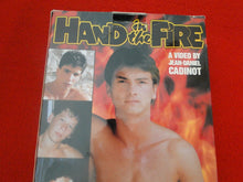 Load image into Gallery viewer, Vintage Adult Erotic Gay Interest VHS Tape Hand in the Fire E