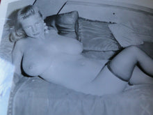 Load image into Gallery viewer, Vintage Nude Erotic Pinup Silver Gelatin Photo Virginia Bell A766