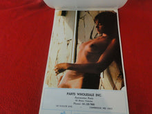 Load image into Gallery viewer, Vintage Semi-Nude Pinup Wall Calendar 1976 Parts Wholesale Inc. H