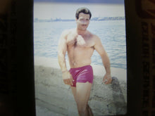 Load image into Gallery viewer, VINTAGE 35MM SLIDE MALE GAY INTEREST BEEFCAKE MUSCLE SEMI NUDE HOT BUFF FH