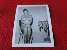 Load image into Gallery viewer, Vintage Nude Erotic Pinup Silver Gelatin Photo Virginia Bell A76G
