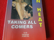 Load image into Gallery viewer, Vintage Sexy Erotic Adult NOS NEW Paperback Book Novel Taking All Comers X