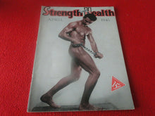 Load image into Gallery viewer, STRENGTH AND HEALTH Bodybuilding Muscle Magazine Gay Interest April 1942 G43