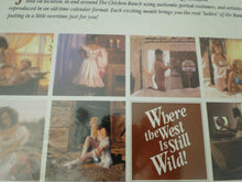 Load image into Gallery viewer, Vintage Semi-Nude Pinup Wall Calendar 1992 Chicken Ranch Romance of the West  G4