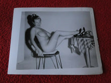 Load image into Gallery viewer, Vintage Nude Erotic Pinup Silver Gelatin Photo Virginia Bell A765