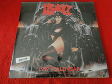 Load image into Gallery viewer, Vintage Semi-Nude Pinup Wall Calendar 1997 Heavy Metal SEALED 12 x 12          G