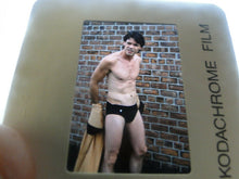 Load image into Gallery viewer, VINTAGE 35MM SLIDE MALE GAY INTEREST BEEFCAKE MUSCLE SEMI NUDE HOT BUFF A85