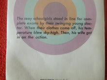 Load image into Gallery viewer, Vintage 18 YO+ Sexy Erotic Adult Paperback Book/ Novel School Doctor's Wife G1