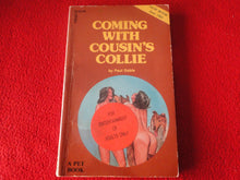 Load image into Gallery viewer, Vintage 18 YO+ Sexy Erotic Adult Paperback Book/ Novel Coming With Cousin's Collie G1