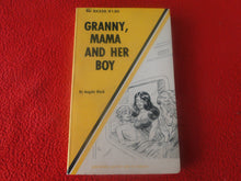 Load image into Gallery viewer, Vintage 18 YO+ Sexy Erotic Adult Paperback Book/ Novel Granny, Mama and Her Boy G1