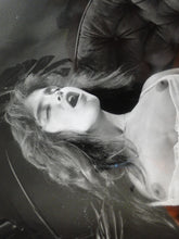 Load image into Gallery viewer, Vintage Nude Woman Shaved Pussy Silver Gelatin Lesbian Cunnilingus Photo P81v